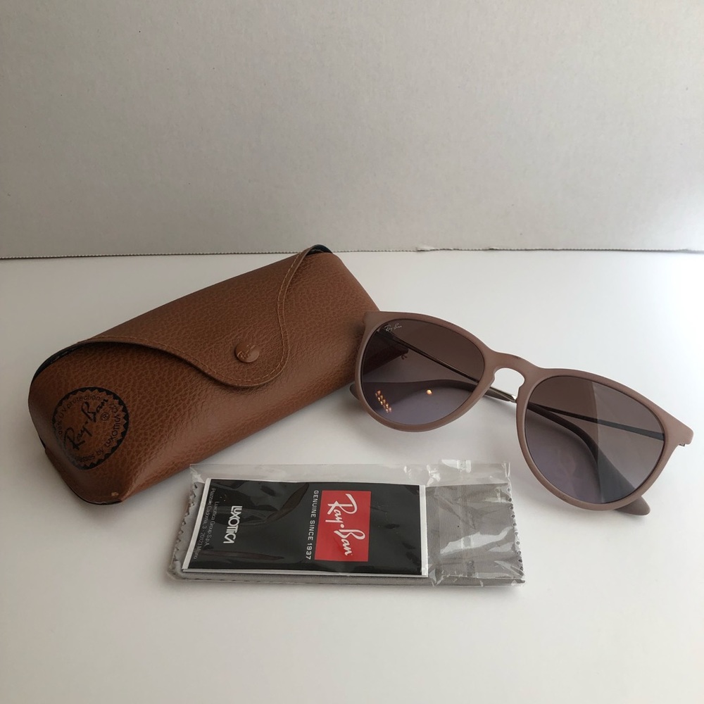Authentic Ray-Bans Erika Nude Pink Sunglasses